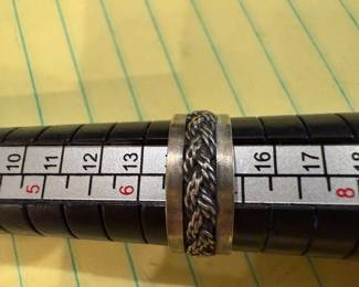 Size 7 Braided Ring $6.00