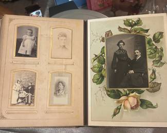 an Antique Photo Album