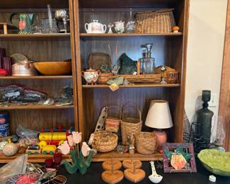 Longaberger baskets, baskets, decor