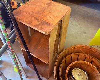 crate, apple baskets