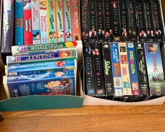 VHS, DVDs. 8-Tracks
