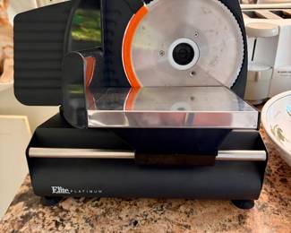 Elite Platinum Meat Slicer