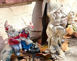 Garden Gnomes and a Fairy