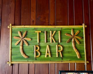 Bamboo Tiki Bar Sign