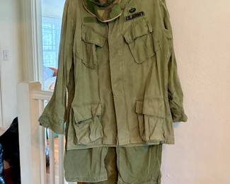 US Army Vietnam War Jungle Jacket and fatigues