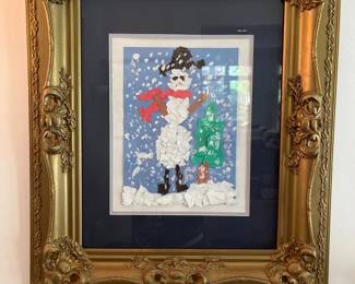 121 Ornate Gold Frame