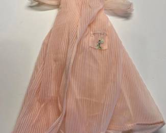 059 Barbie Doll Pink Sheer Robe with Tinker Bell Pin