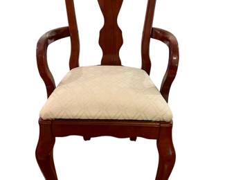 100 Childrens Queen Anne Cherry Wood Dining Arm Chair