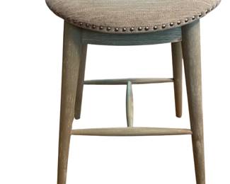 170 Saddle Seat Counter Stool with Nailhead Trim