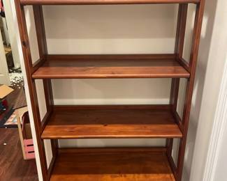 027 MidCentury Style Folding Ladder Bookshelf