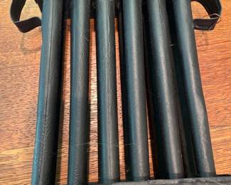 143 Antique Cast Iron Candle Mold 6Tube