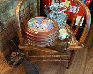 Vtg Wooden Chair 