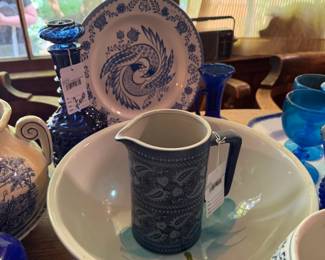 Blue Glassware 