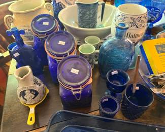 Blue Glassware 