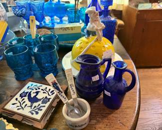 Blue Glassware 