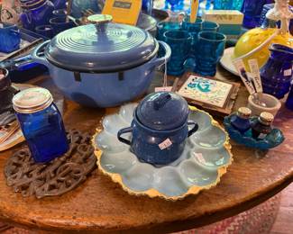 Blue Glassware 