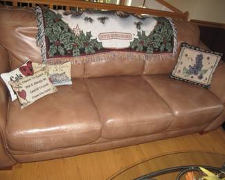 Leather sofa