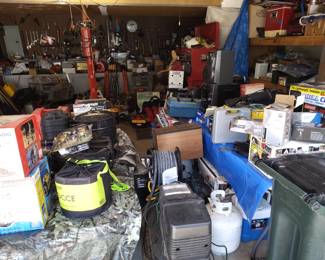 Packed garage