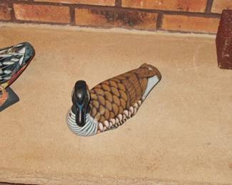 Carved decoy art
