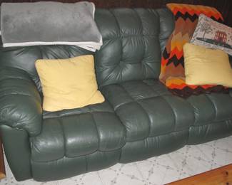 Green Leather Recliner