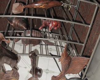 Hand carved figures