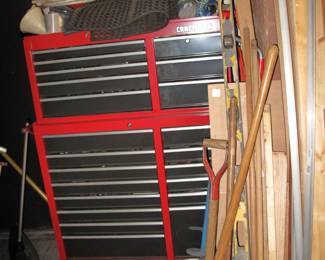 Craftsman boxes full of Craftsman tools