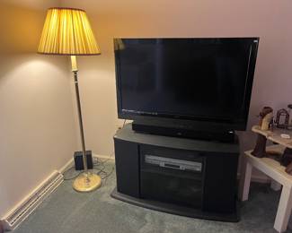 Floor Lamp, Tv, Entertainment Cabinet