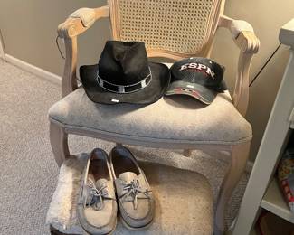 Shoes, Hats, Accent Chair
