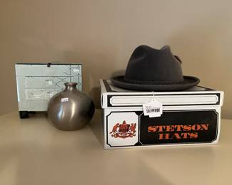 Decorative Vase, Stetson Hat