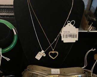 10k Heart Necklace
