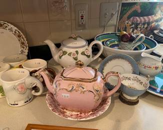 Tea Kettles, Teacups, Animal Mugs