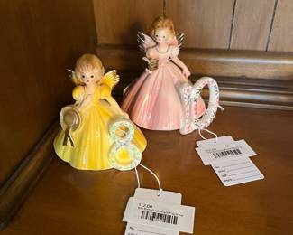 8th Birthday Angel Figurine, 10th Birthday Angel Figurine