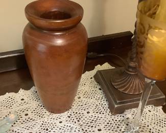 Beautiful brown vase. Price:$14.00