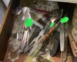 More kitchen utensils.