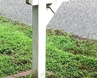 Address on mail box.