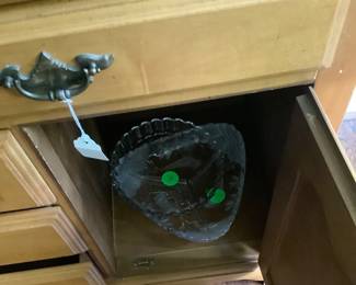 Crystal trays.