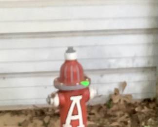 Cement Alabama fire hydrant.