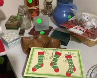 Some of the Christmas decorations.
