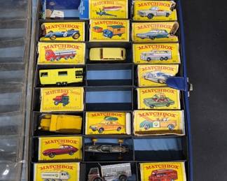 Matchbox Collector's Case With Cars