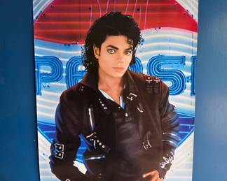 Michael Jackson 1988 Pepsi Poster