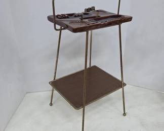 MCM Smoking Stand with Ceramic Ashtray