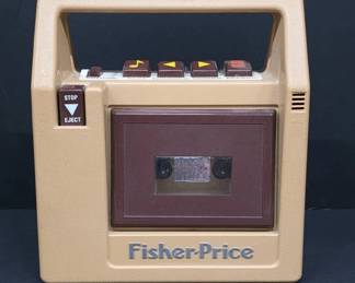 Fisher-Price Tan Cassette Player Works