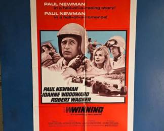 Paul Newman ‘Winning’ Movie Poster 27×41