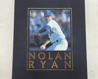 Nolan Ryan Signed Pictorial History Book