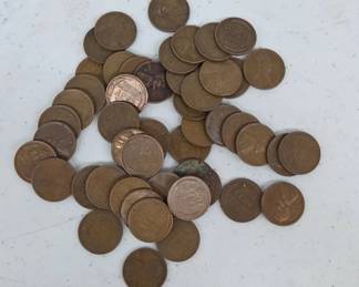 50 Lincoln Wheat Pennies