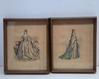 Framed 19th-Century European Royal Prints