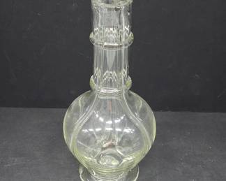 Fait Main Four-Chamber Glass Decanter