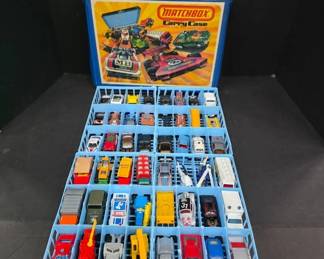 Matchbox Carry Case with Vehicles