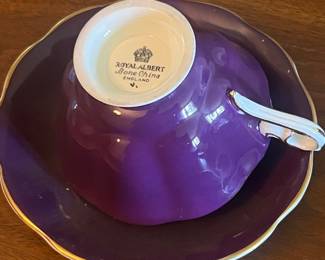 Royal Albert "Masquerade" Teacup and Saucer Set