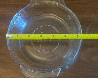 Pyrex Clear Glass Round Casserole Dish